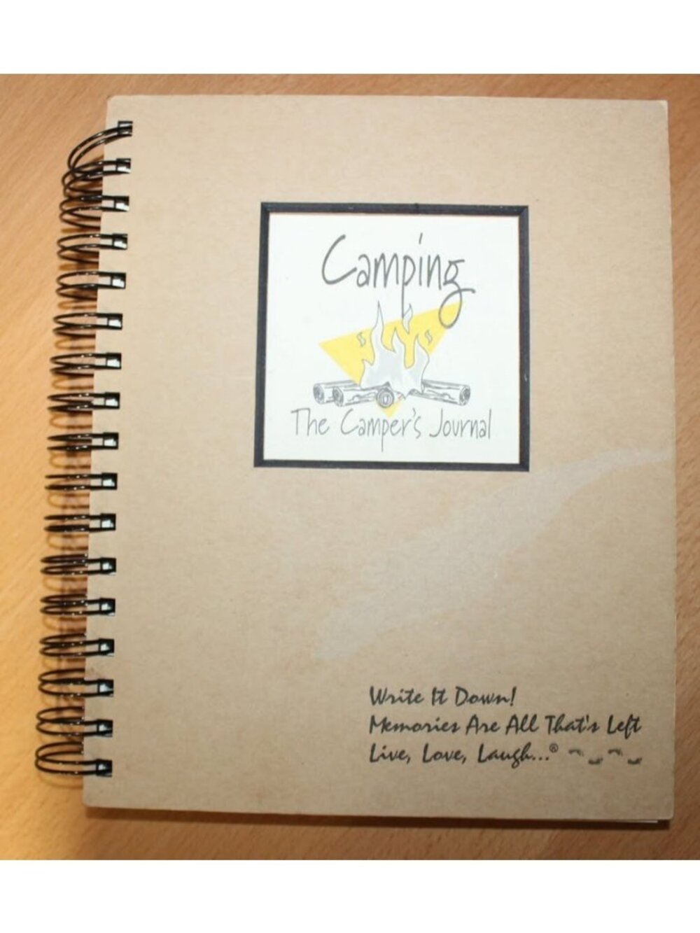 Journals Unlimited Camping Journal The Camper's Journal Guided Logbook Kraft